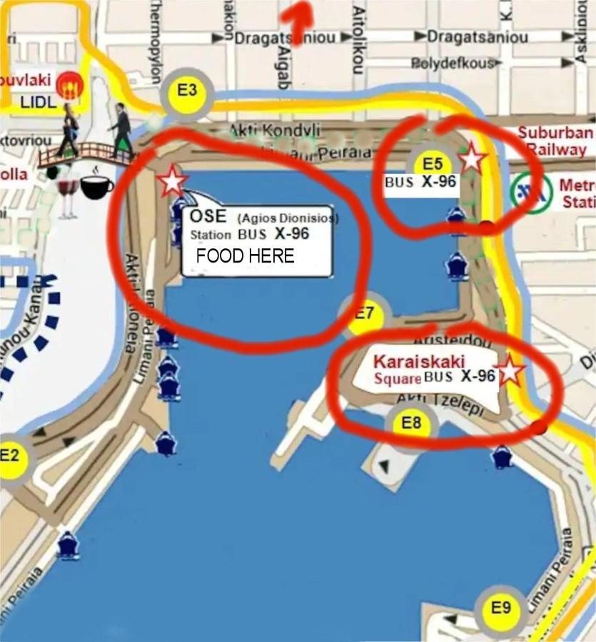 Port Very Near Fast Wi-Fi Netflix Room1 피레아스 외부 사진